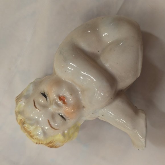 Vintage Bisque Piano Babies Japan Set Of 4 Porcelain - Picture 4 of 13